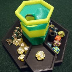 3D Printable DC24 Egypt Dice Case Box :: Possibly Cool Dice Tower