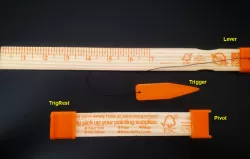 Paiute Deadfall using paint stir sticks