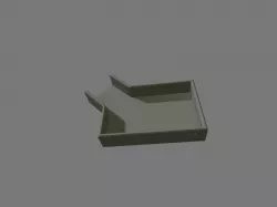 Parts trays with sorting scoops