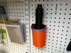 Peg Board Canister/Cup Holder