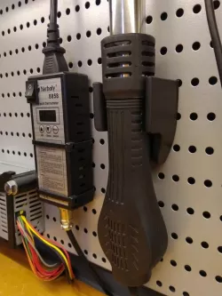 Pegboard Adapter/Mount for Hot Air Soldering Gun