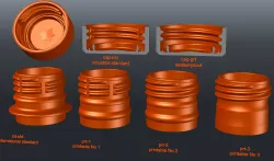 PET bottle PCO28 1810 thread standard models