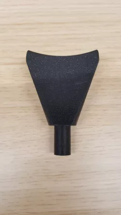 Pomo para silla de ruedas en forma de "silla de montar" (Joystick "saddle" shaped for wheelchair)