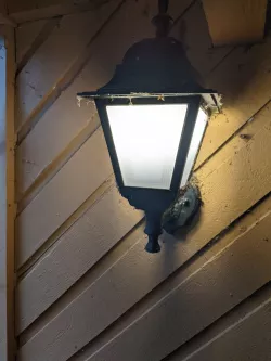 Porch Light Frosted Panels - Decorative