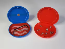 Print-In-Place Clamshell Container - Single and Multi-Material