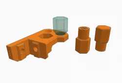 Prusa i3 Bear Upgrade Z Rod Stabilizer Knobs
