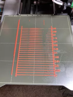 Prusa Mini Multi Nozzle Size and Material Linear Advance Calibration