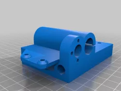 Prusa Steel Leadscrew X-Axis system with Tom's endstop