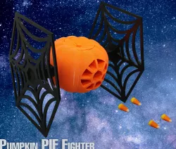 Pumpkin PIE Fighter (Halloween Themed Star Wars TIE Fighter)