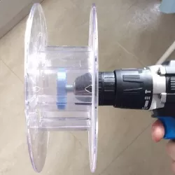 Quick and easy to print Spool Drill Winder