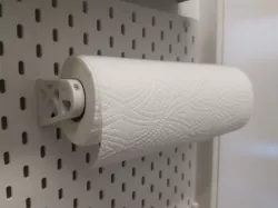Quick-Change Paper Towel Mount for Ikea Skadis