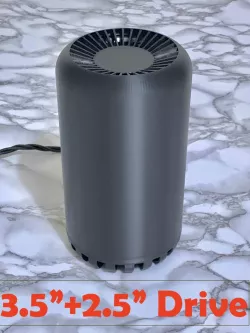 Raspberry Pi NAS / Server Case [3.5 HDD] [Mac Pro 2013 lookalike]