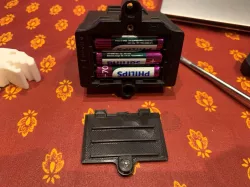 Reinforced battery cover for Playmobil 6196 space shuttle