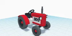 Remake of Tractor design found in tinkercad