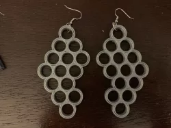 Ring Pattern Earrings