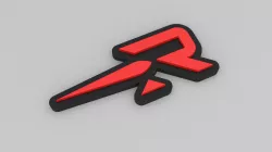 Rocket Lab Fridge Magnet - Contoured Logo