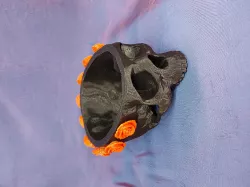 Rose Crown Skull Bowl