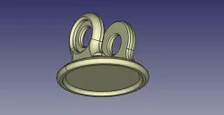 Schmink/Bad-Spiegel rep. Adapter (D=40mm)