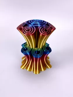 Scroll Vase