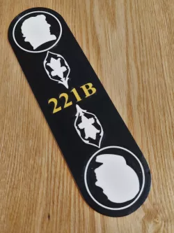 Sherlock and Watson 221B Bookmark