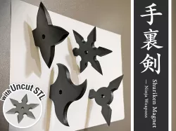 Shuriken Magnet — Ninja Weapons