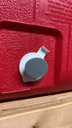 Simple Coleman plug for cooler. TPU