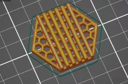 Simple Hexagon Filament Winder clip