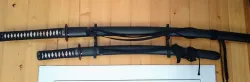 Simple Sword Rack / Hanger / Bracket for Daisho Katana Wakizashi