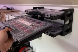 Sorting box wall mount
