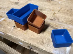 Sorting Boxes with half-height (Sortimo T-BOXX compatible)