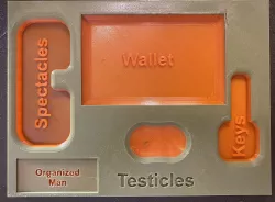 Spectacles Testicles Wallet and Keys Organizer