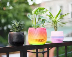 spiral planter with drainage (vase mode)