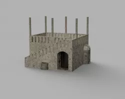 Star Wars Legion Dessert Style Building