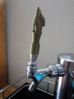 stargazing rabbit tap handle