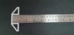 T-square cap for ruler