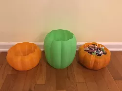 Tall 8in Pumpkin Box (Vase Mode)