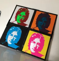 The Beatles - John  Lennon Stencil
