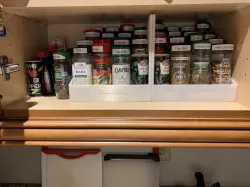 Tiered Spice Rack + Door Spice Racks
