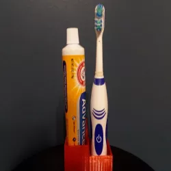 Toothpaste/Toothbrush Holder (Equate electric toothbrush)