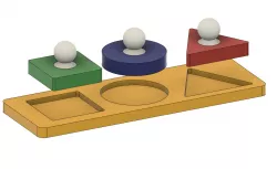 Toy puzzle for young toddlers or babies