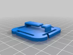 Two-way Molle Mount with Strap Clip