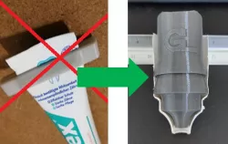 Ultimate toothpaste tube emptying solution