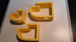 Under table cable holder