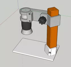 USB microscope stand