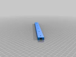 V Slotted Rail 10x20 - 250mm