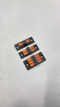 Wago 221-2411 - Adapterplatte für Alu Profil - Horizontal