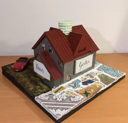 Wedding-House-Piggy Bank-Puzzle
