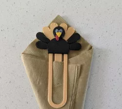 Wobble-head Turkey Napkin holder / bookmark
