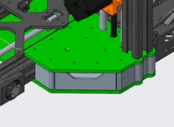 XYZ SUPPORT BASE PLATE prusa mini+