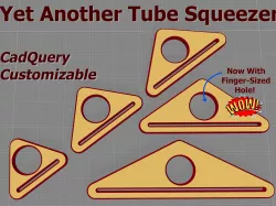 Yet Another Tube Squeezer (CadQuery Customizable)